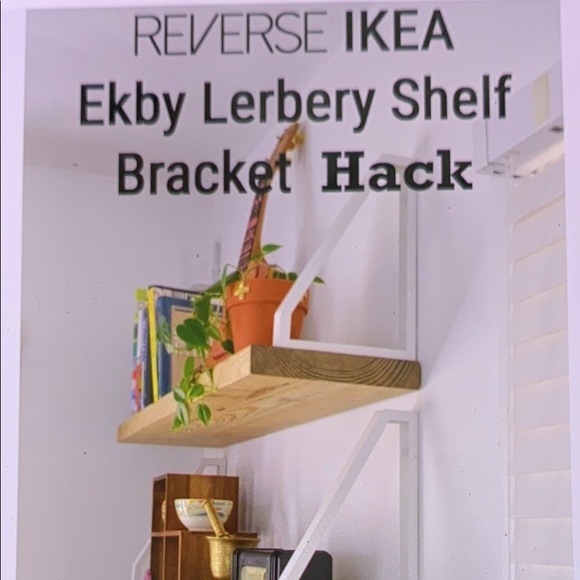 NWT IKEA White Metal Bracket Set shelf accessories - Picture 11 of 11